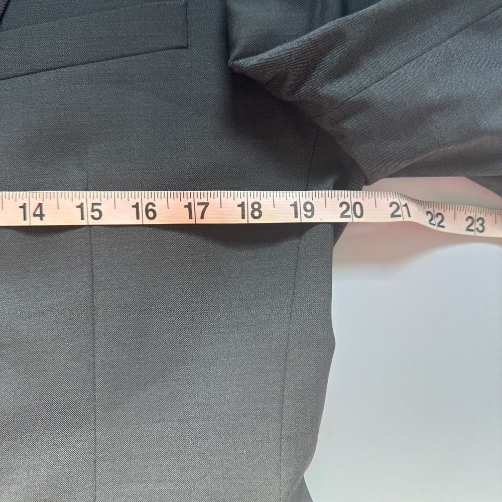 Kenneth Cole Awareness Gray Blazer Awear-Tech Slim Fit Suit Size 34 - Picture 5 of 12